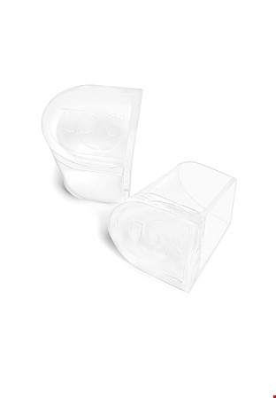 IDS Heel Protectors (3 Pairs)-Ultra Flare_Clear Base