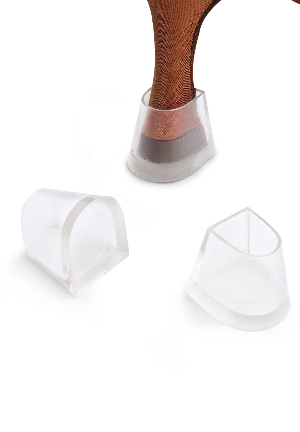 Supadance Heel Protectors (5 Pairs)-Flare-Clear Base