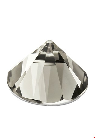 Preciosa Hot Fix Spike Cone MAXIMA(438 11 616)-Black Diamond