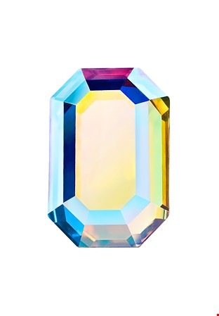 Preciosa Hot Fix Octagon MAXIMA(438 34 220)-Crystal AB