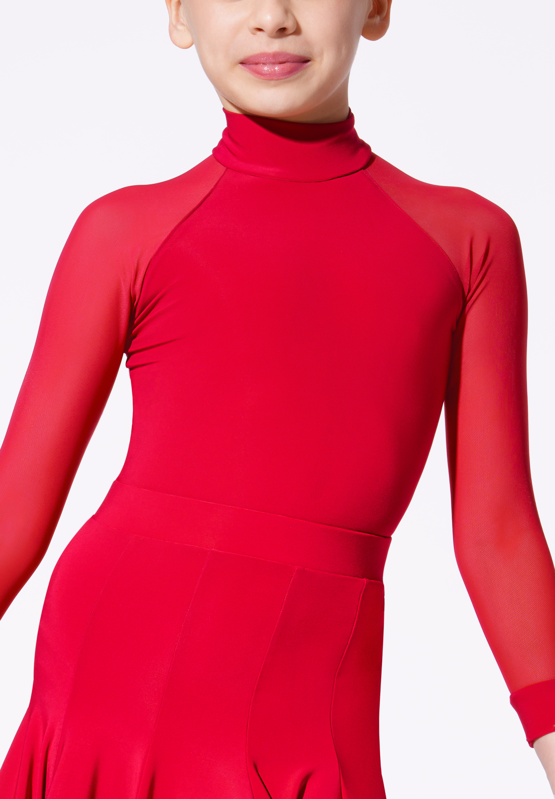 Armando Juvenile Dance Body Top G00263-Burgundy