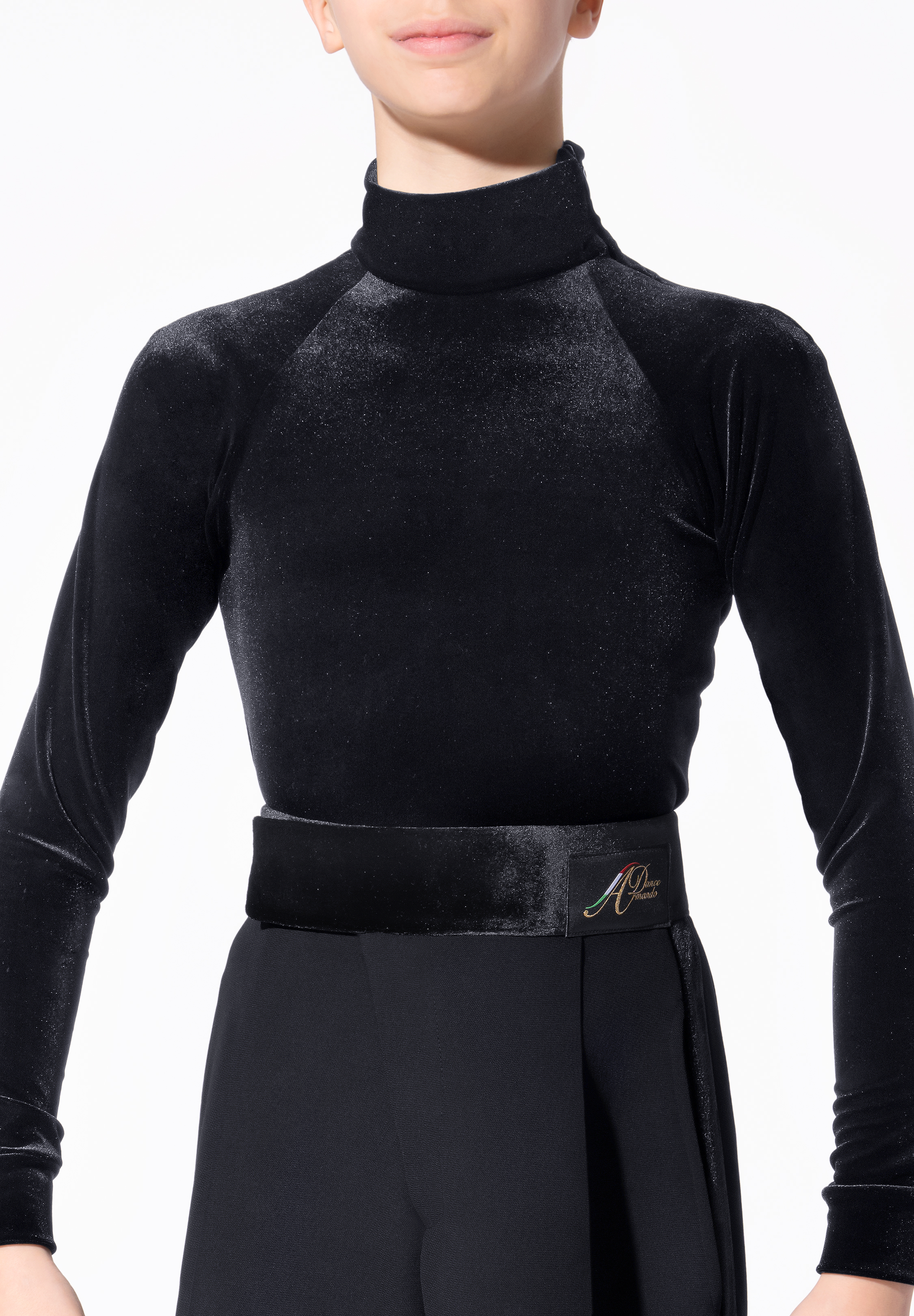 Armando Juvenile Velvet Dance Body B00030-Black