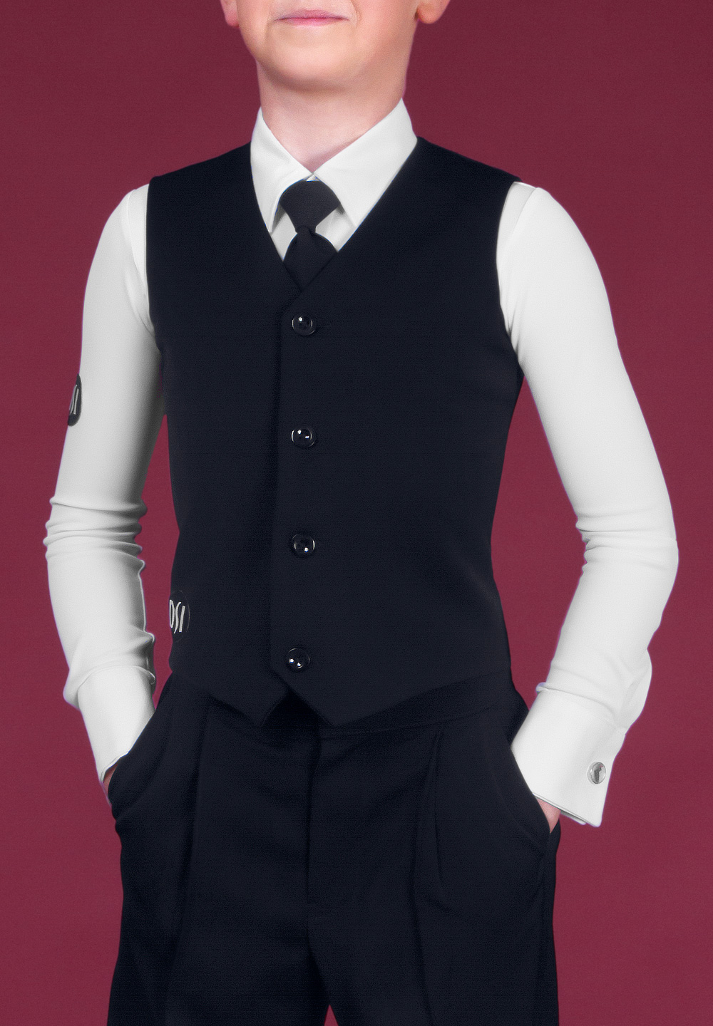 DSI Juvenile Traditional Waistcoat 1063-Black