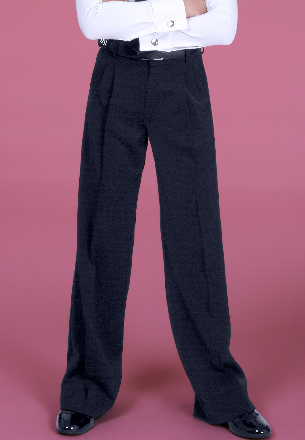 DSI Juvenile Trousers w/ Belt Loops & Pockets 1066-Black Gabardine