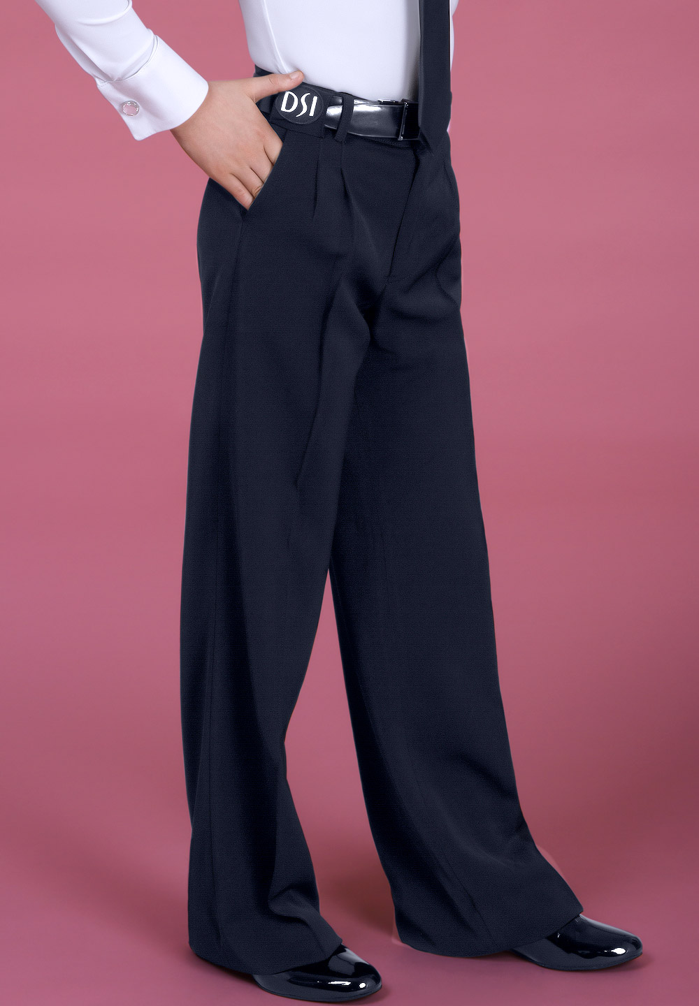 Trousers With Belt Loop - Cinnamon Textured Plain (Stretchable) | Zeve Shoes