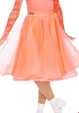 DSI Zeta Juvenile Skirt 1083 - Twinkle-Coral 1100