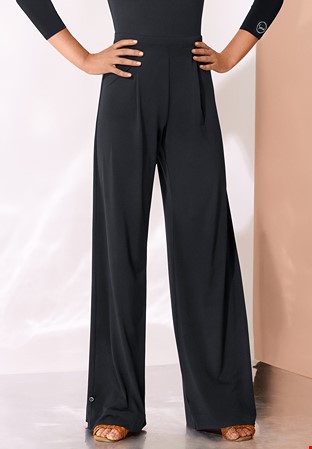 Sasuel Girls Jasmine Practice Trousers-Black Crepe