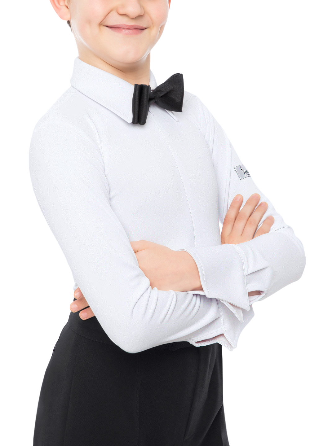 Sasuel Boys Juvenile Body Shirt-White