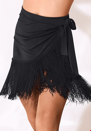 Sasuel Girls Roxie Practice Skirt-Black Crepe