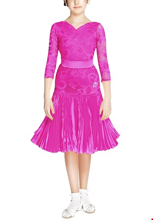 Sasuel Juvenile Dress Clementine-Fluo Pink