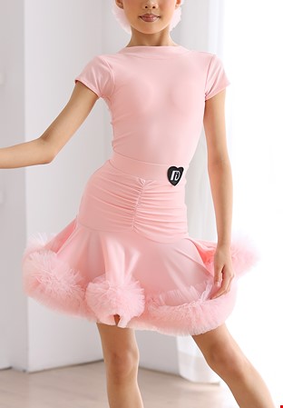 TID Frilled Whisper Girls Dance Set CL2429-Pink