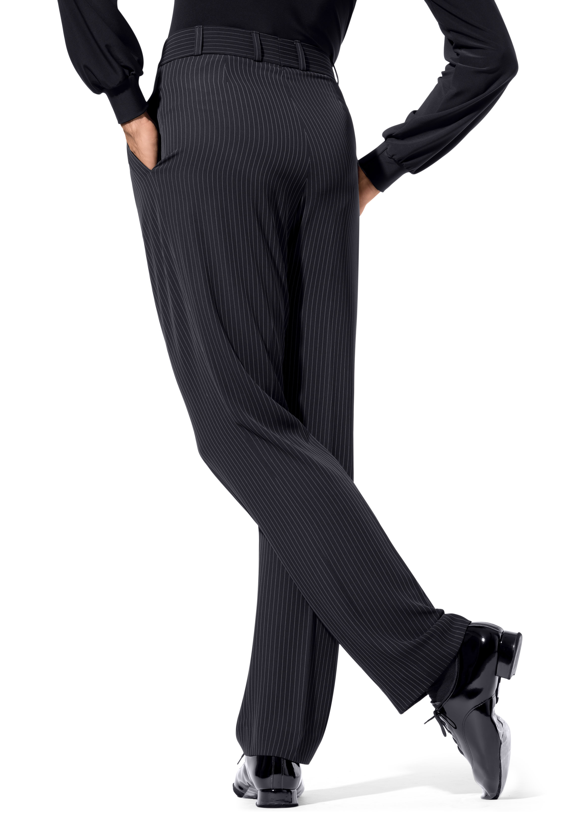 Armando Mens Pinstripe Trousers 00015