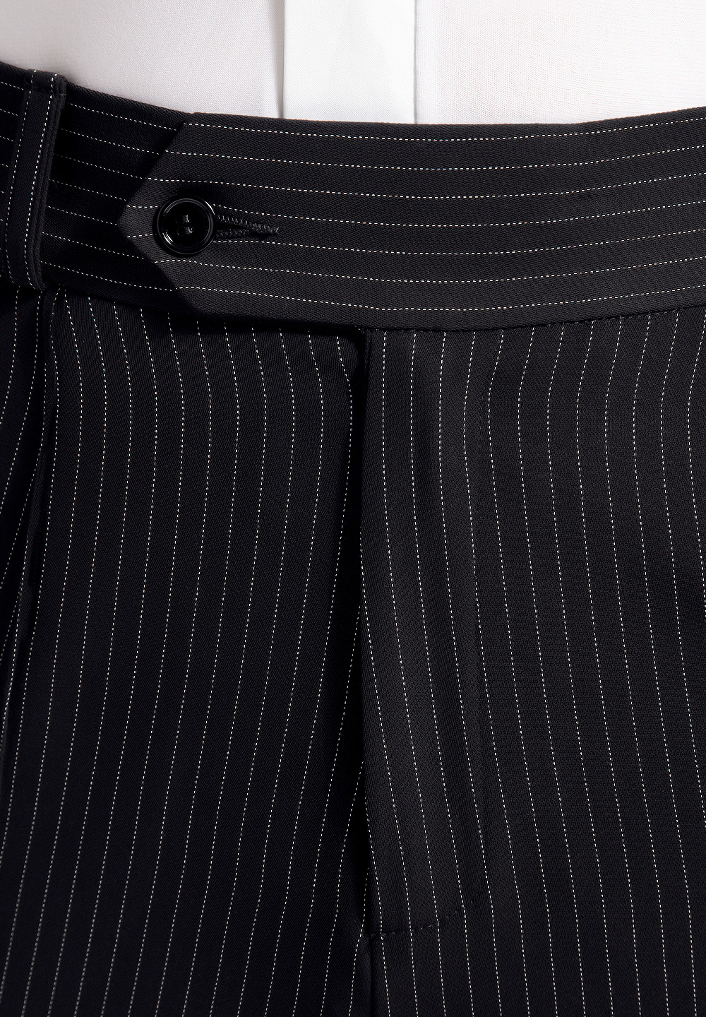 Lars Amadeus Men's Dress Striped Slim Fit Flat Front Business Trousers Black  34 : Target