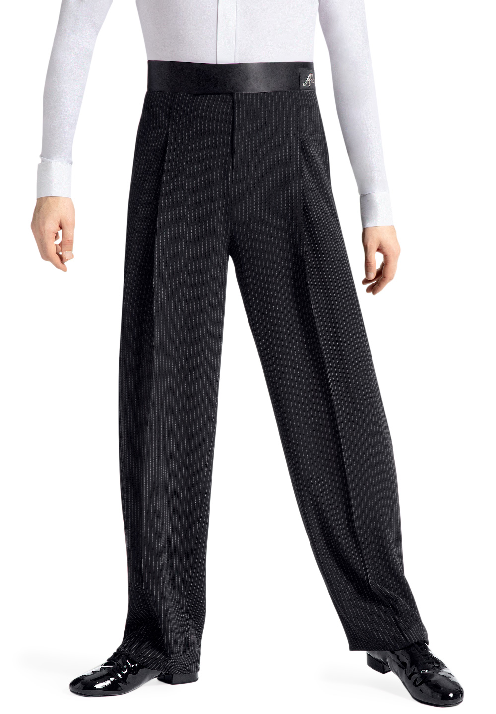 Armando Mens Striped Pocket Pants w Satin Waistband 00014 Dancewear