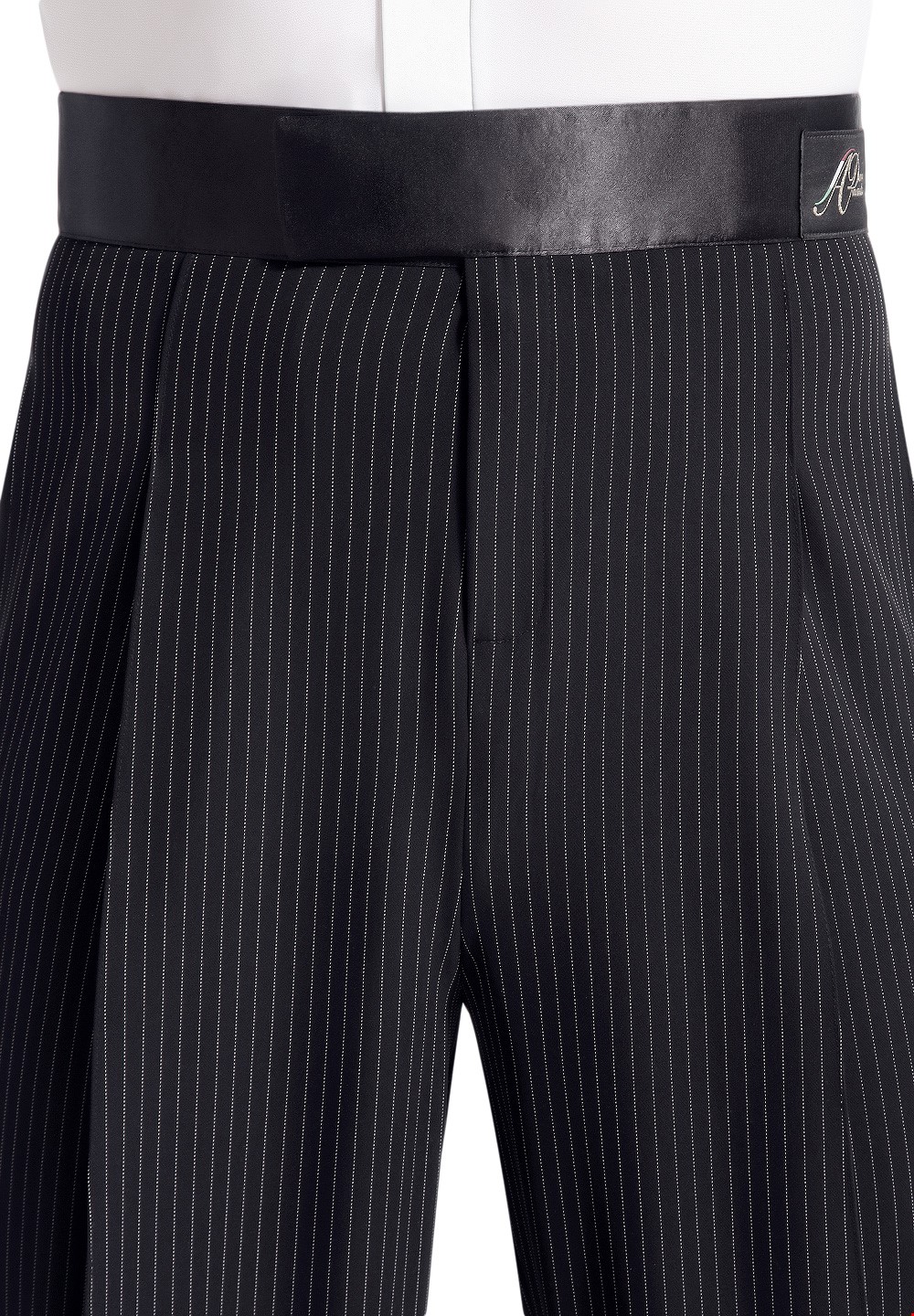 Armando Mens Striped Pocket Pants w/ Satin Waistband 00014