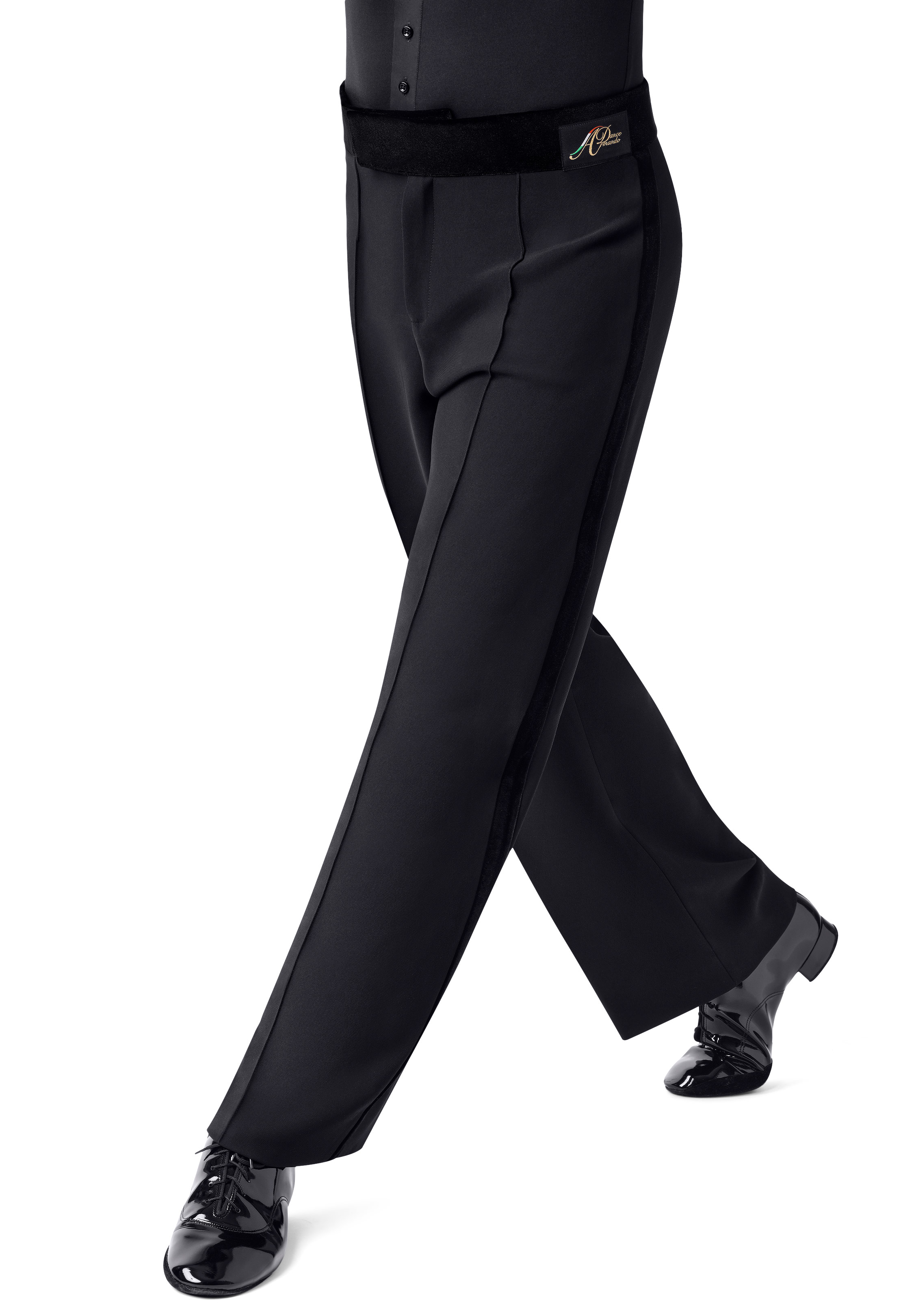 Armando Mens Velvet Binding Dance Trousers 00019 | Dancewear