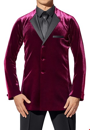 Asimu Forrest American Smooth Jacket ASM-605-Burgundy Velvet 04