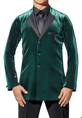 Asimu Forrest American Smooth Jacket ASM-605-Dark Green Velvet 28