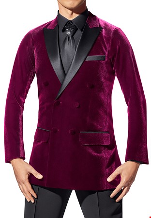 Asimu Midnight American Smooth Jacket ASM-613-Burgundy Velvet 04