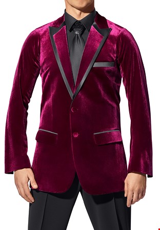 Asimu Royal American Smooth Jacket ASM-601-Burgundy Velvet 04