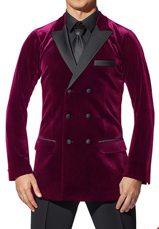 Asimu Twilight American Smooth Jacket ASM-608-Burgundy Velvet 04