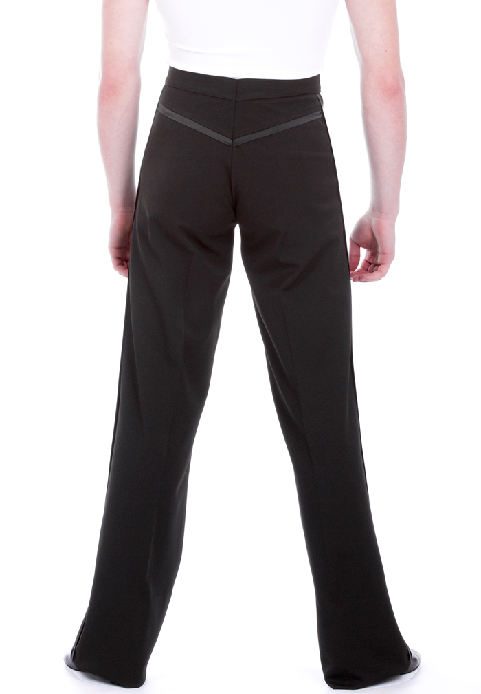 DSI Mens Gabardine Latin Dance Pants w/ Satin Binding & Satin Yoke 4003 ...