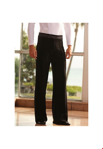 Mens Satin Binding Latin Performance Pants MP83 - MOVIEN