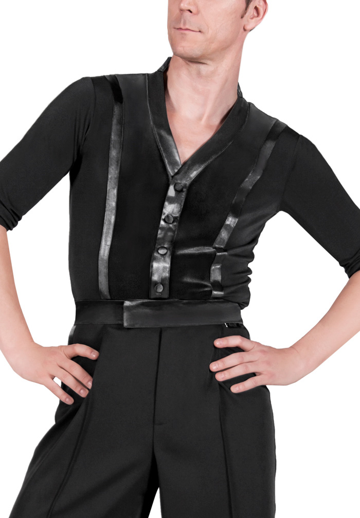 Maly Mens Dance Body MF-MCL002-Black