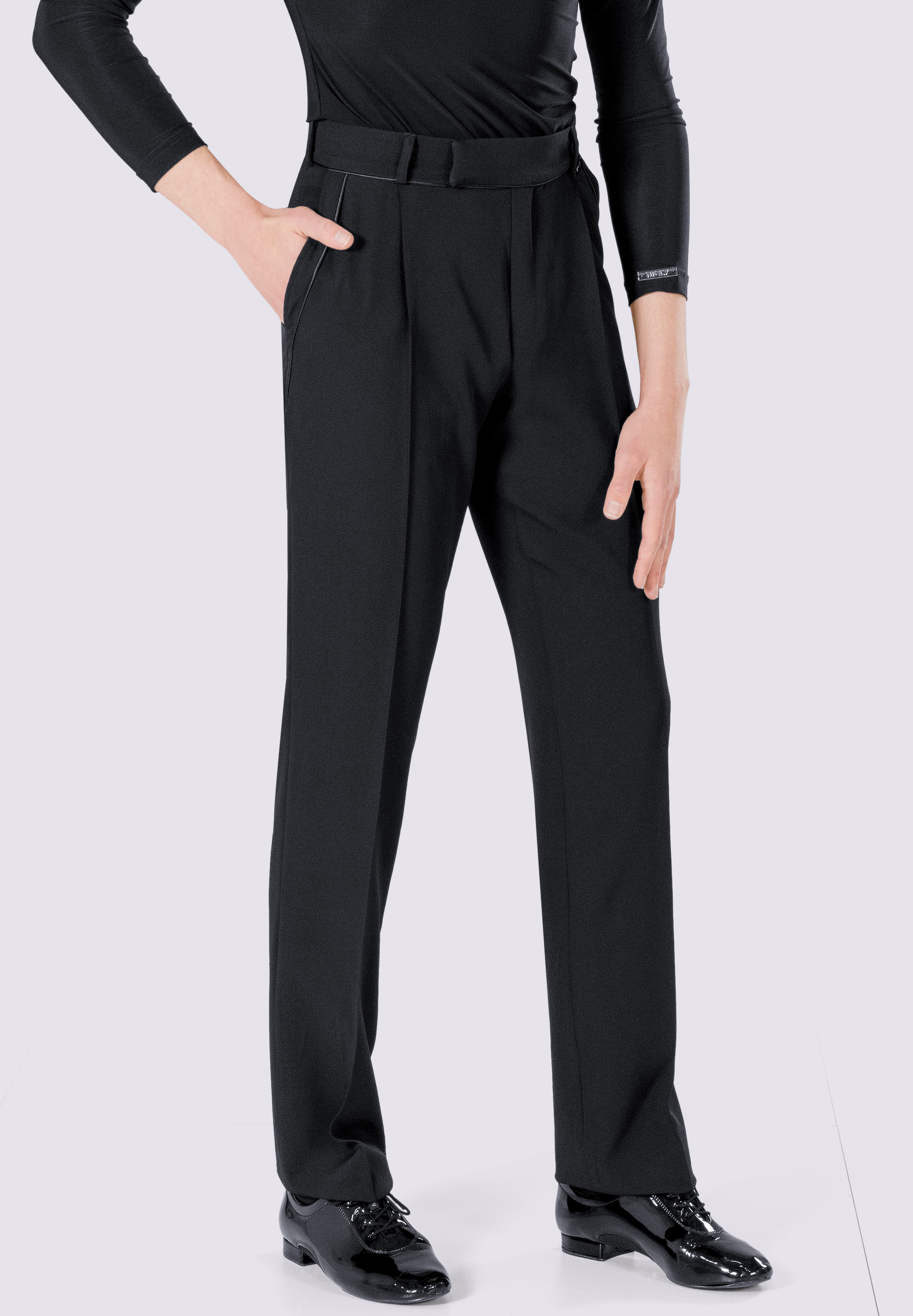 Maly Mens Latin Practice Pants MF192401-Black