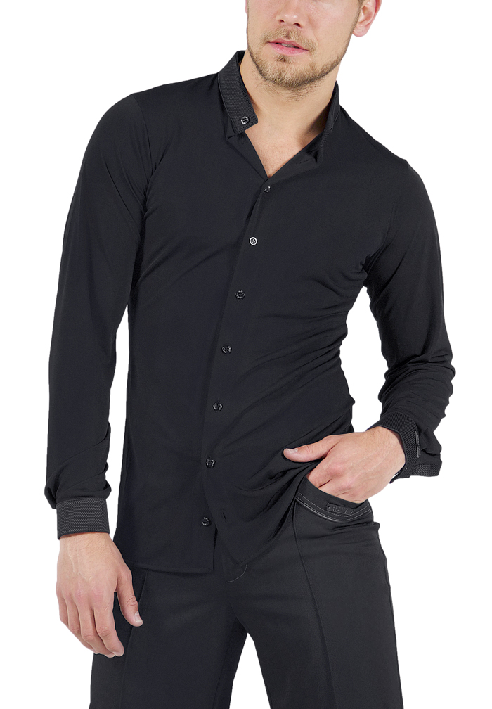 Maly Mens Shirt with Pique MF72204 | Dancewear