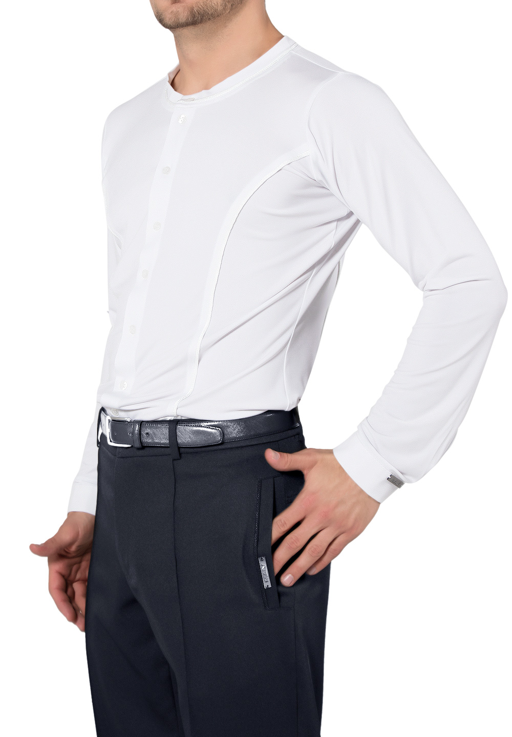 men's dress shirts without pockets