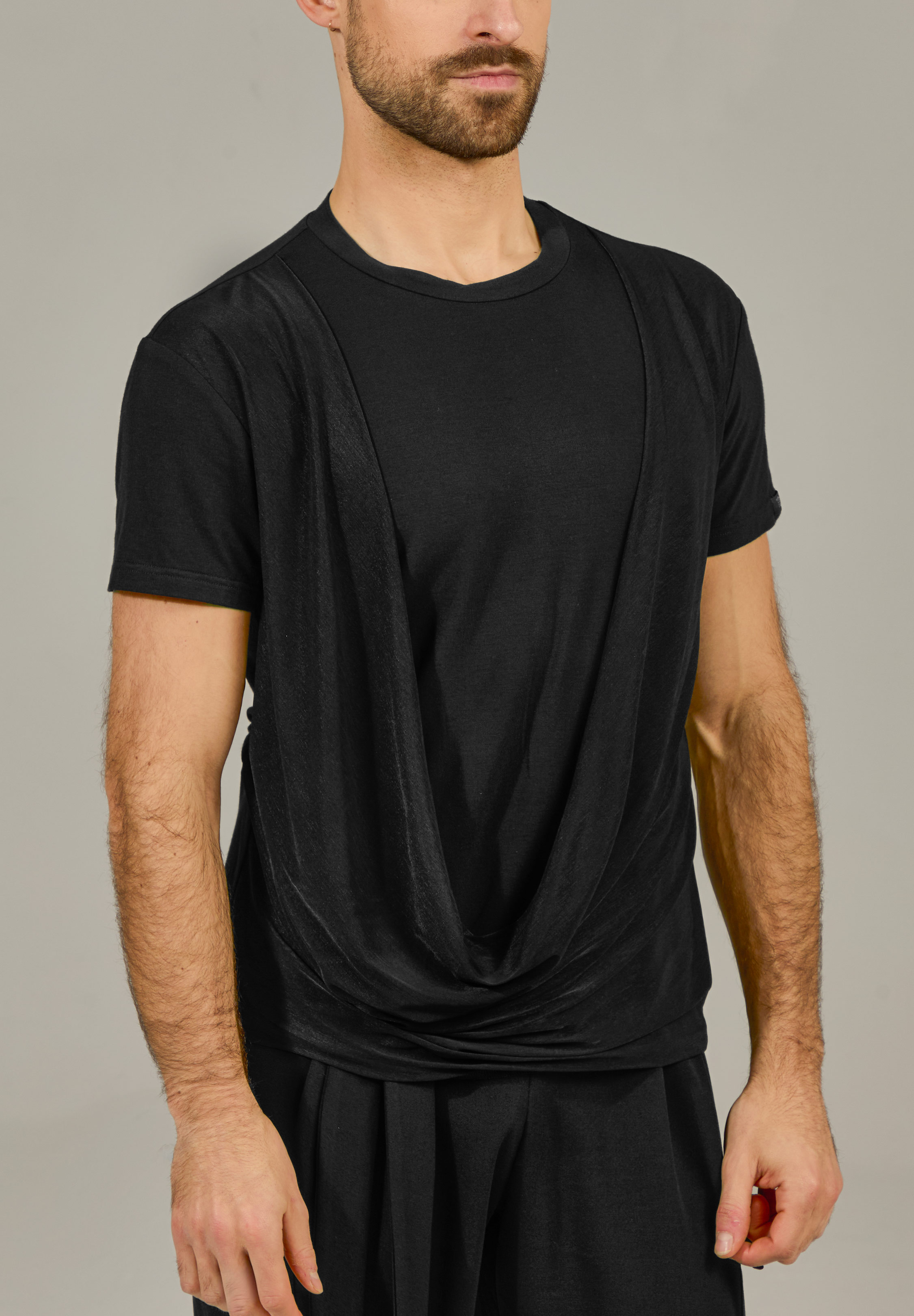 TDANCE Noir Edge Latin Top BS-0065-Black