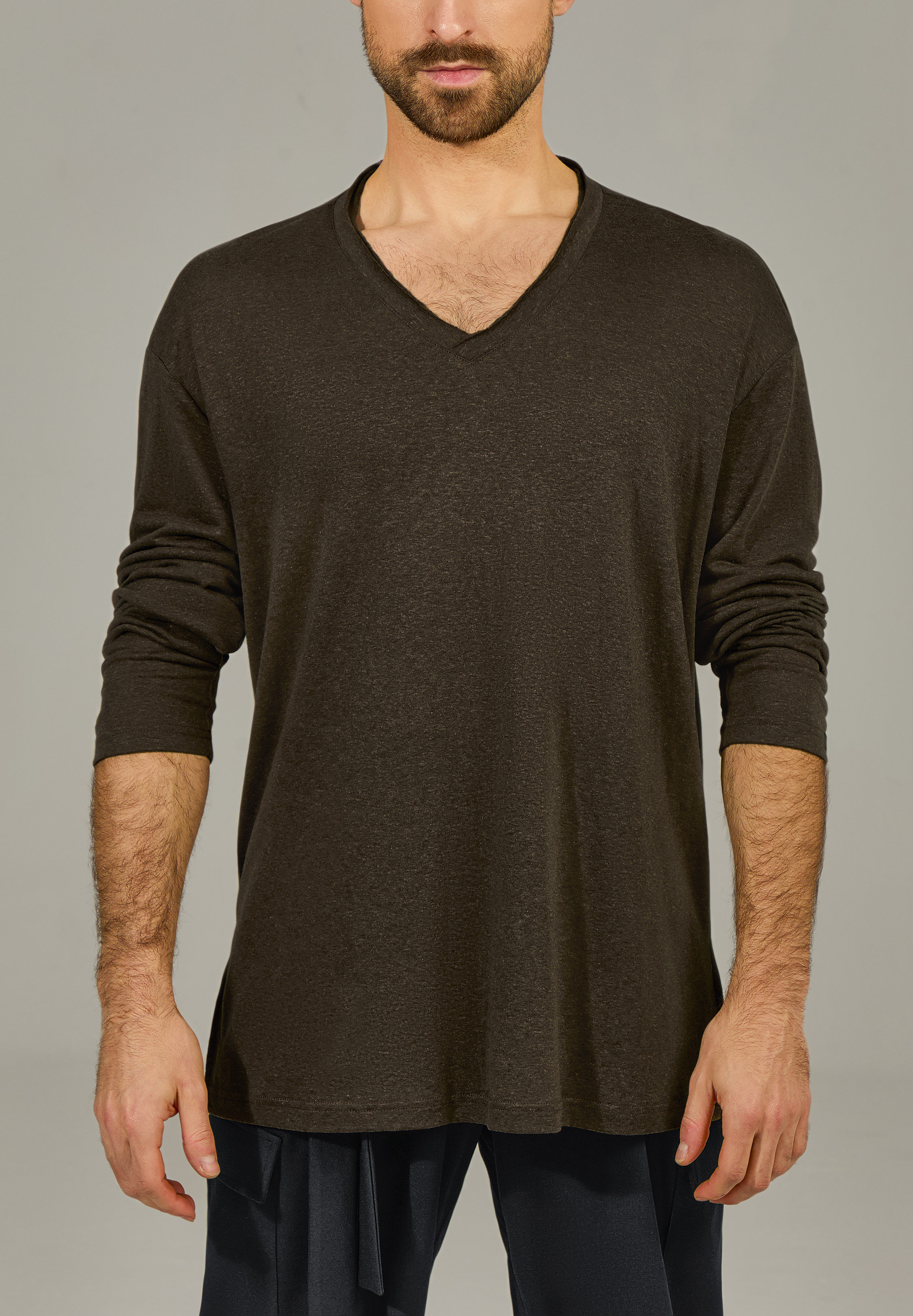 TDANCE Basic Relaxed Vented Top BS-0068-Green