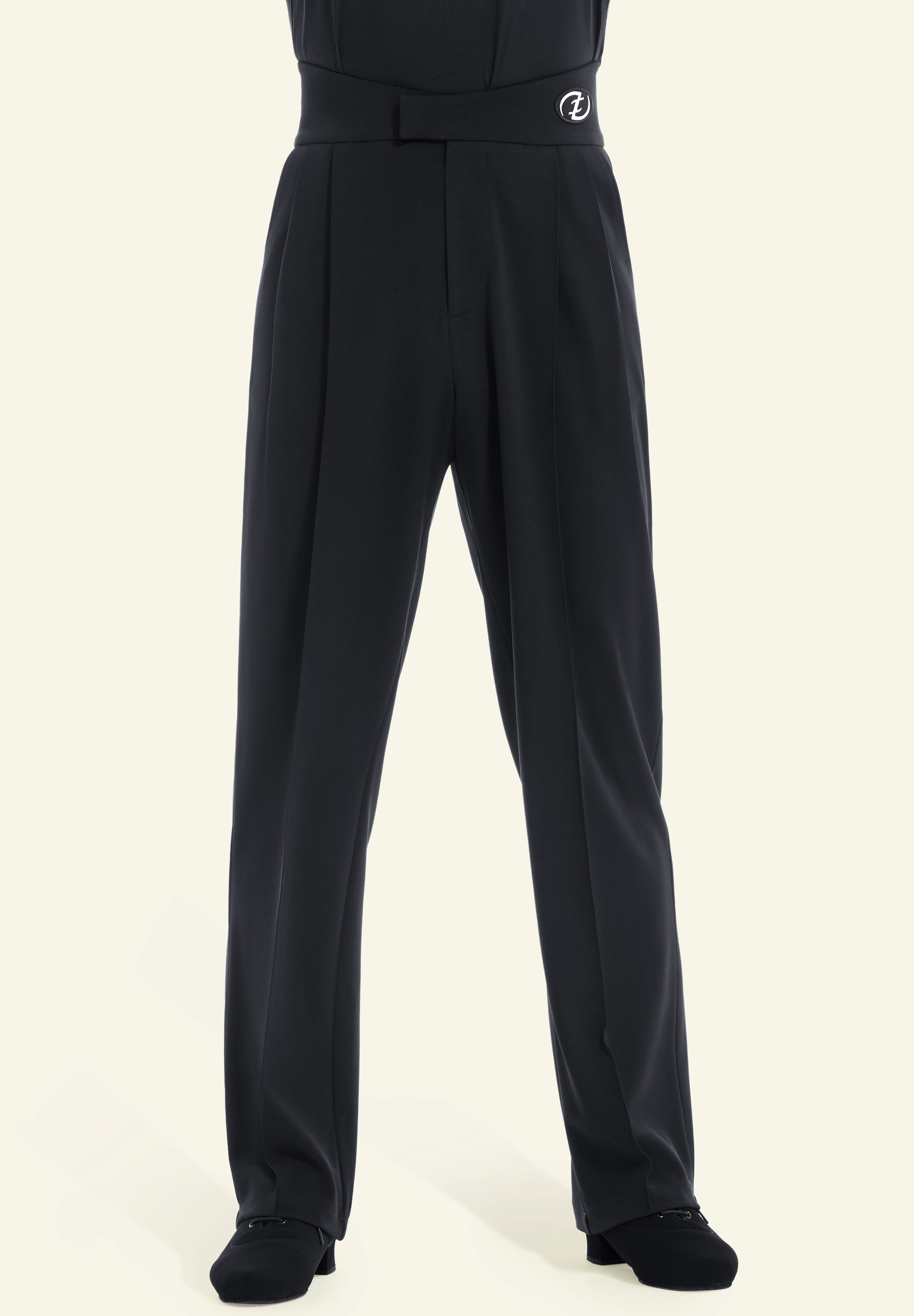 TDANCE Classic Curved Waist Pants No.7-Black