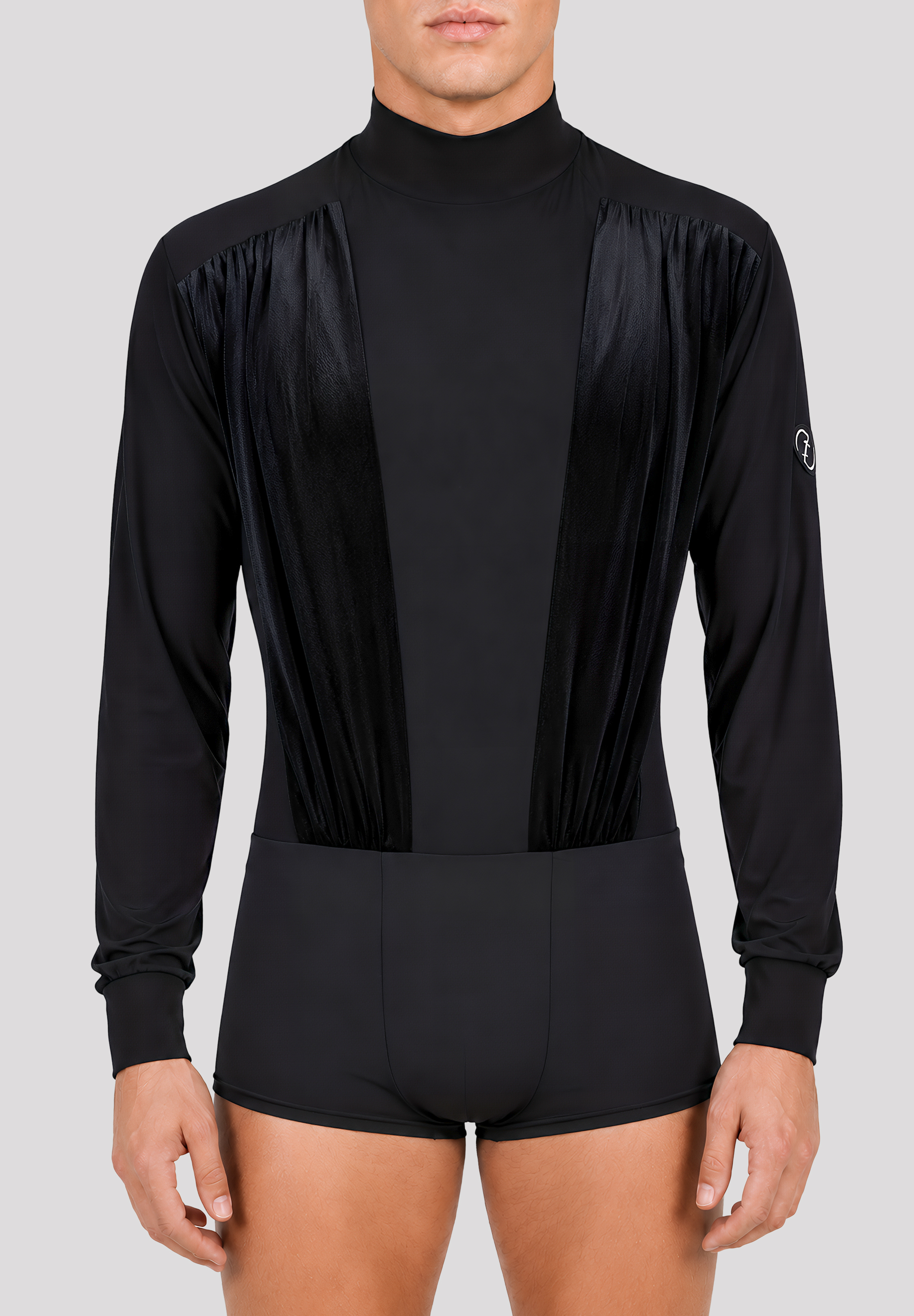 TDANCE Obsidian Eclipse Mens Bodysuit CN-0015-Black