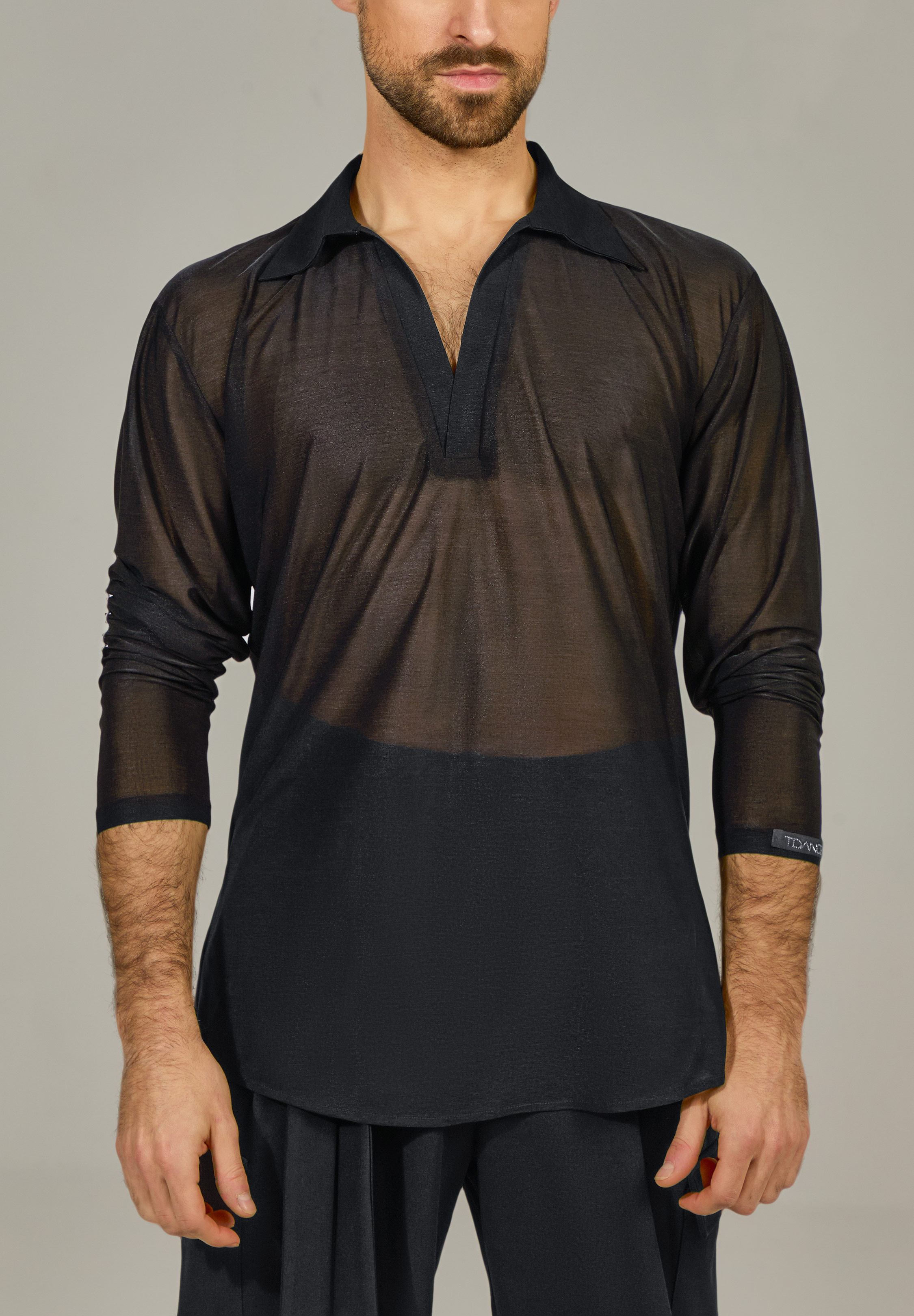 TDANCE Sheer Motion Stretch Top BS-0063-Black