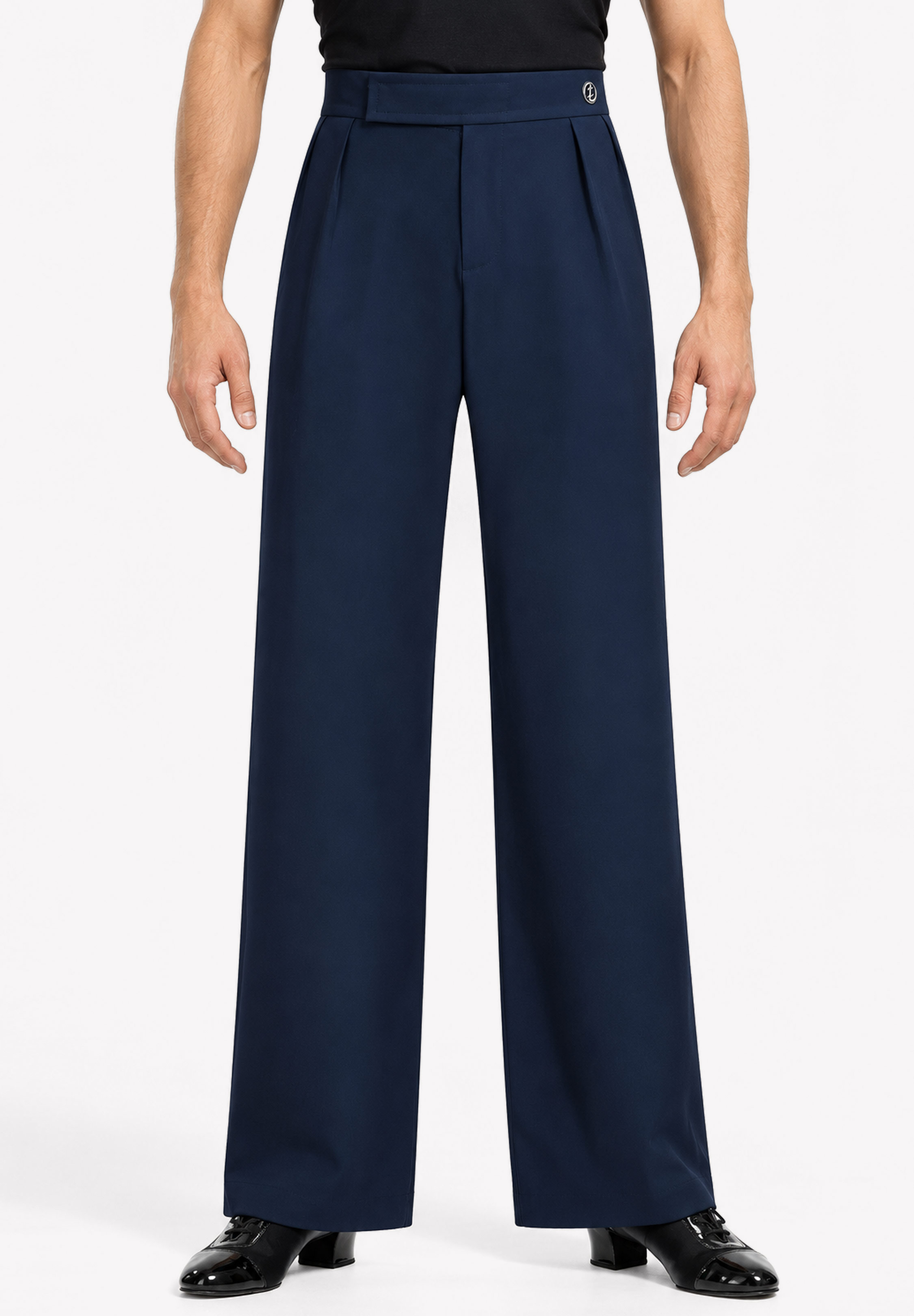 TID Straight Cut Mens Dance Pants K020-Navy