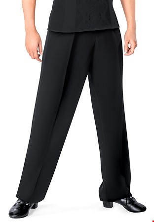 Taka Mens Latin Dance Pants MP93-Black