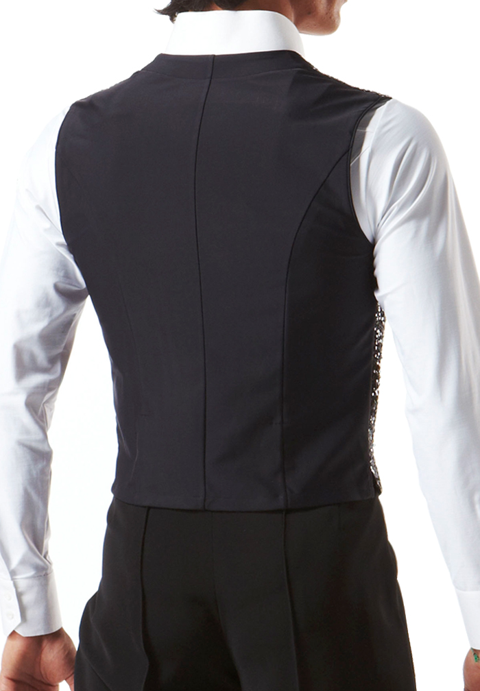 Taka Mens Sequined Dance Vest MV06 | Dancewear