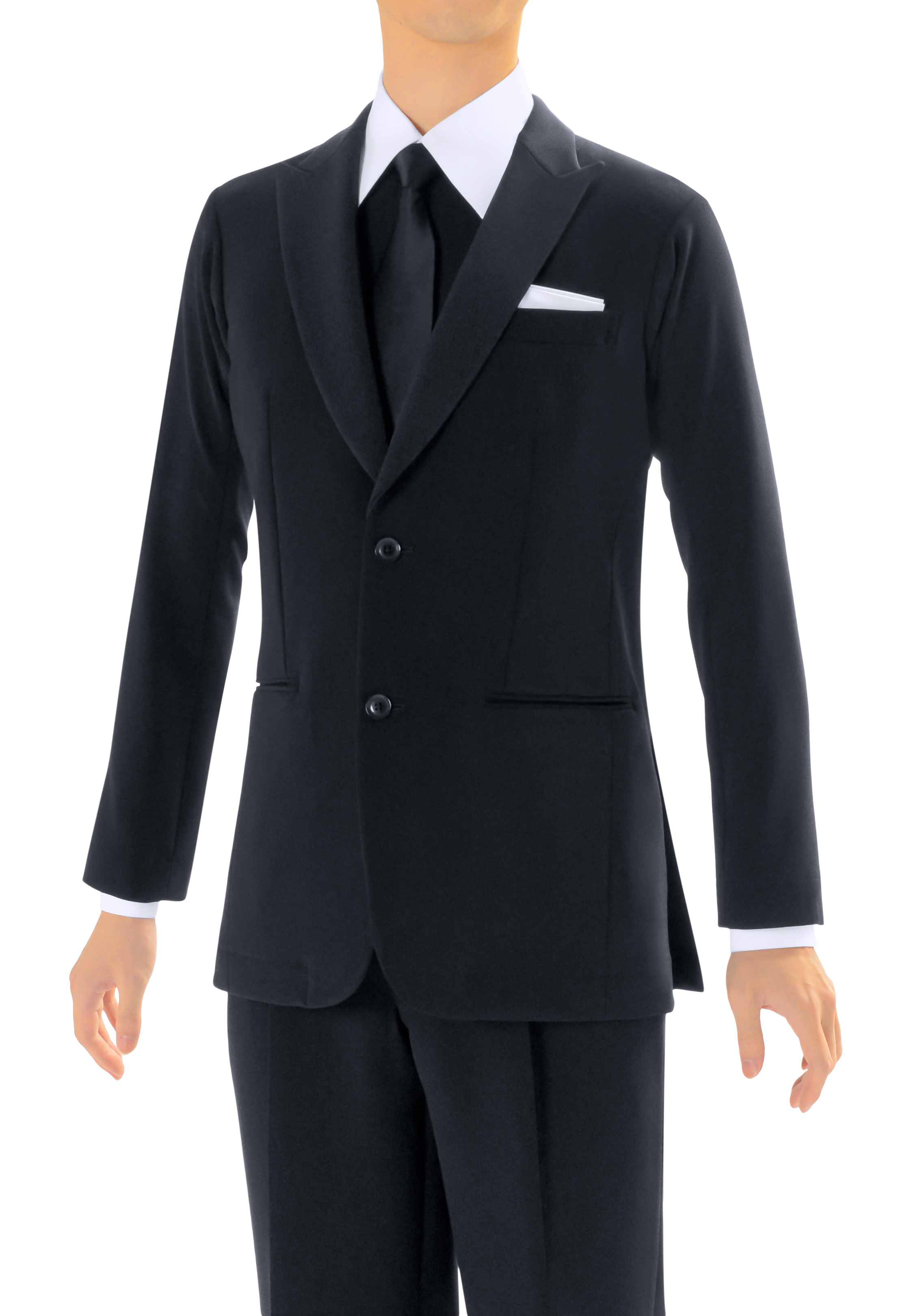 Taka Mens Smooth Dance Jacket MJ26-Black