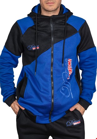 Dance America UNISEX Track Suit-Black/Blue