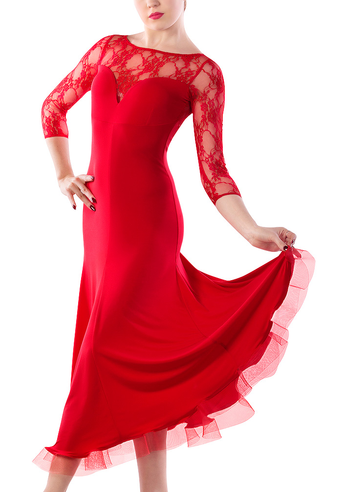 Dance Box Alicja Lace York 3/4 Sleeve Dress P14120043 | Dresses