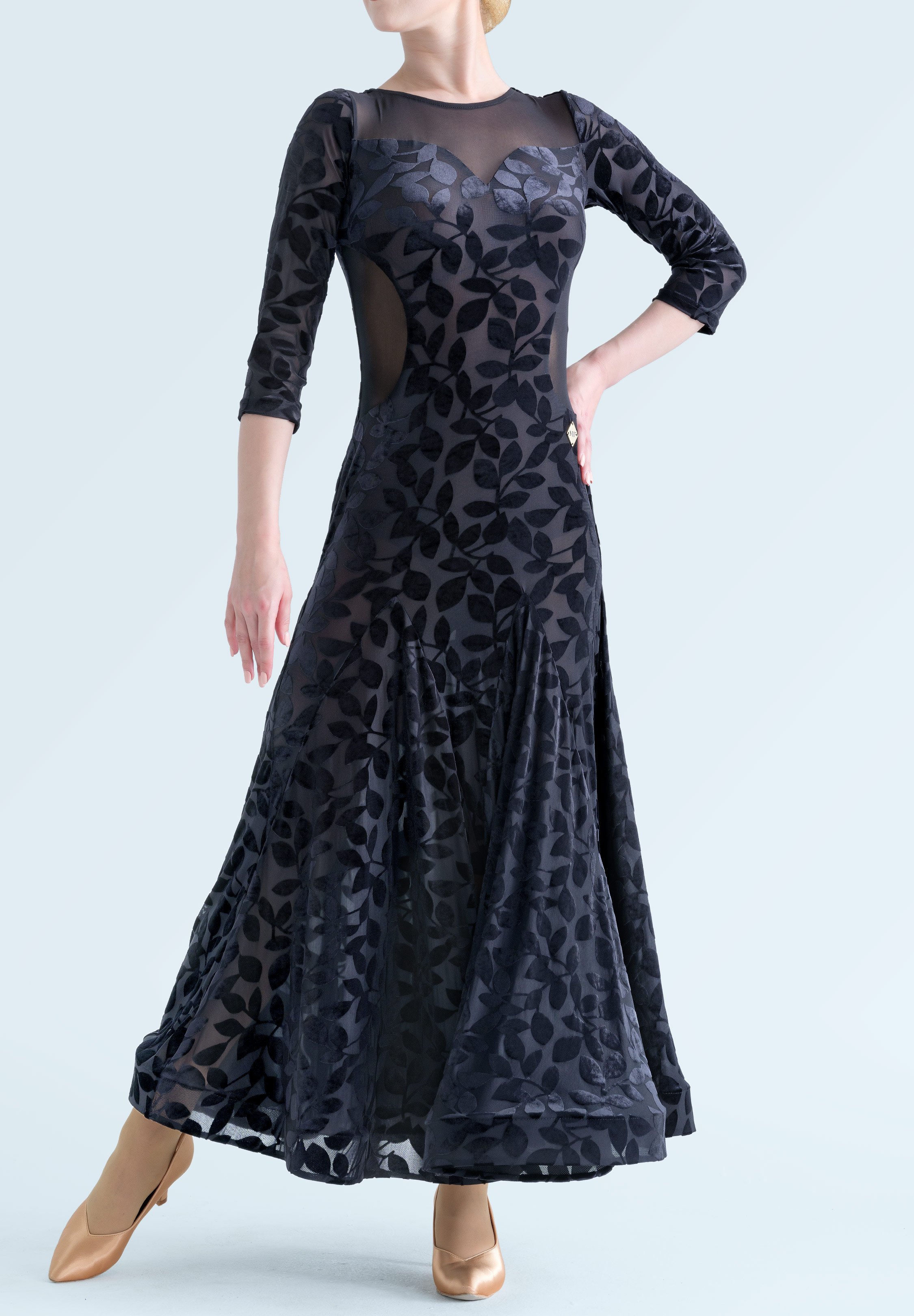 MF Twilight Grove Ballroom Dress M330-Black