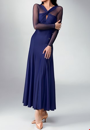 TID Twisted Motion Smooth Dress M350-Midnight Sky