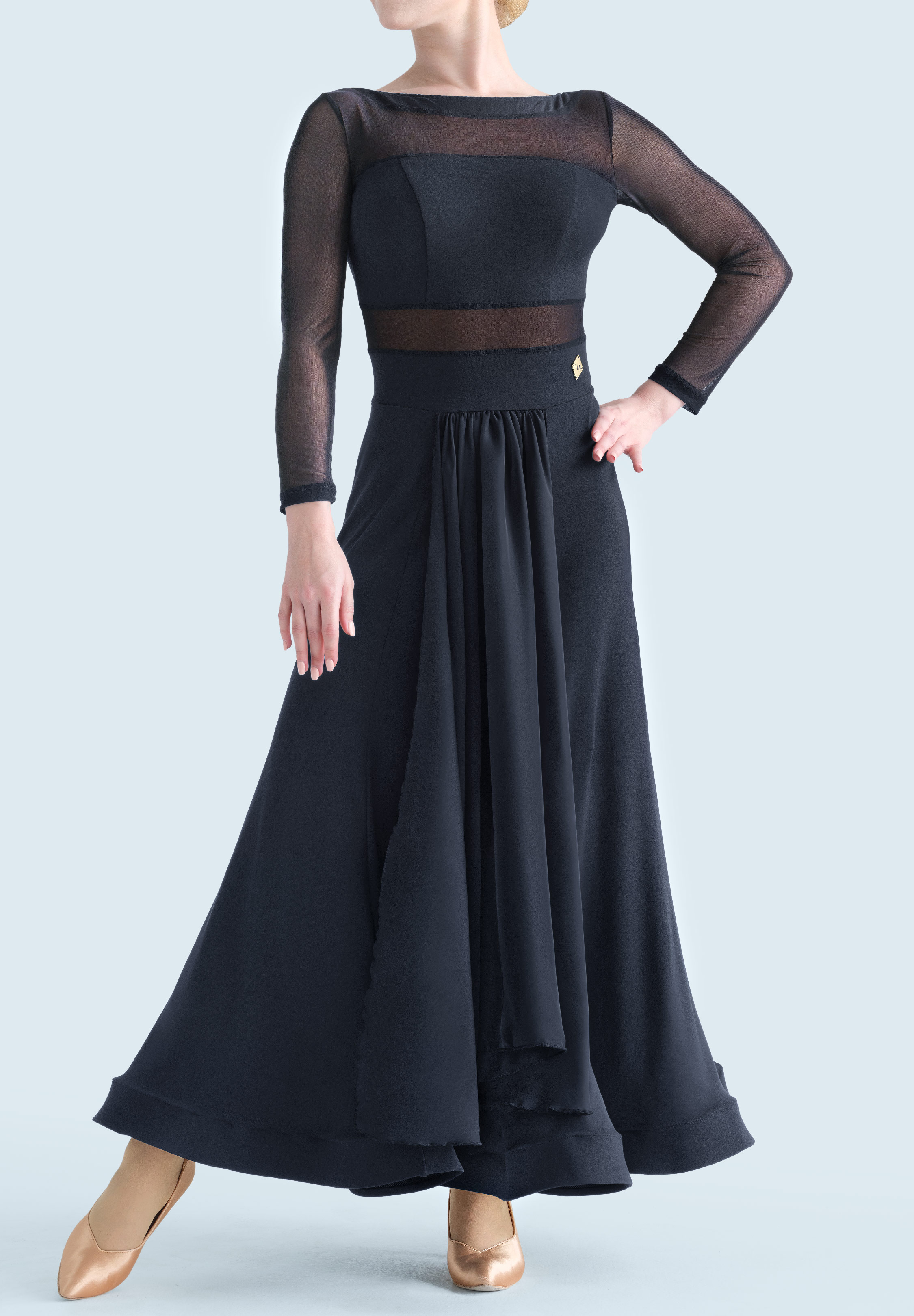 MF Dark Eclipse Ballroom Dress M326-Black