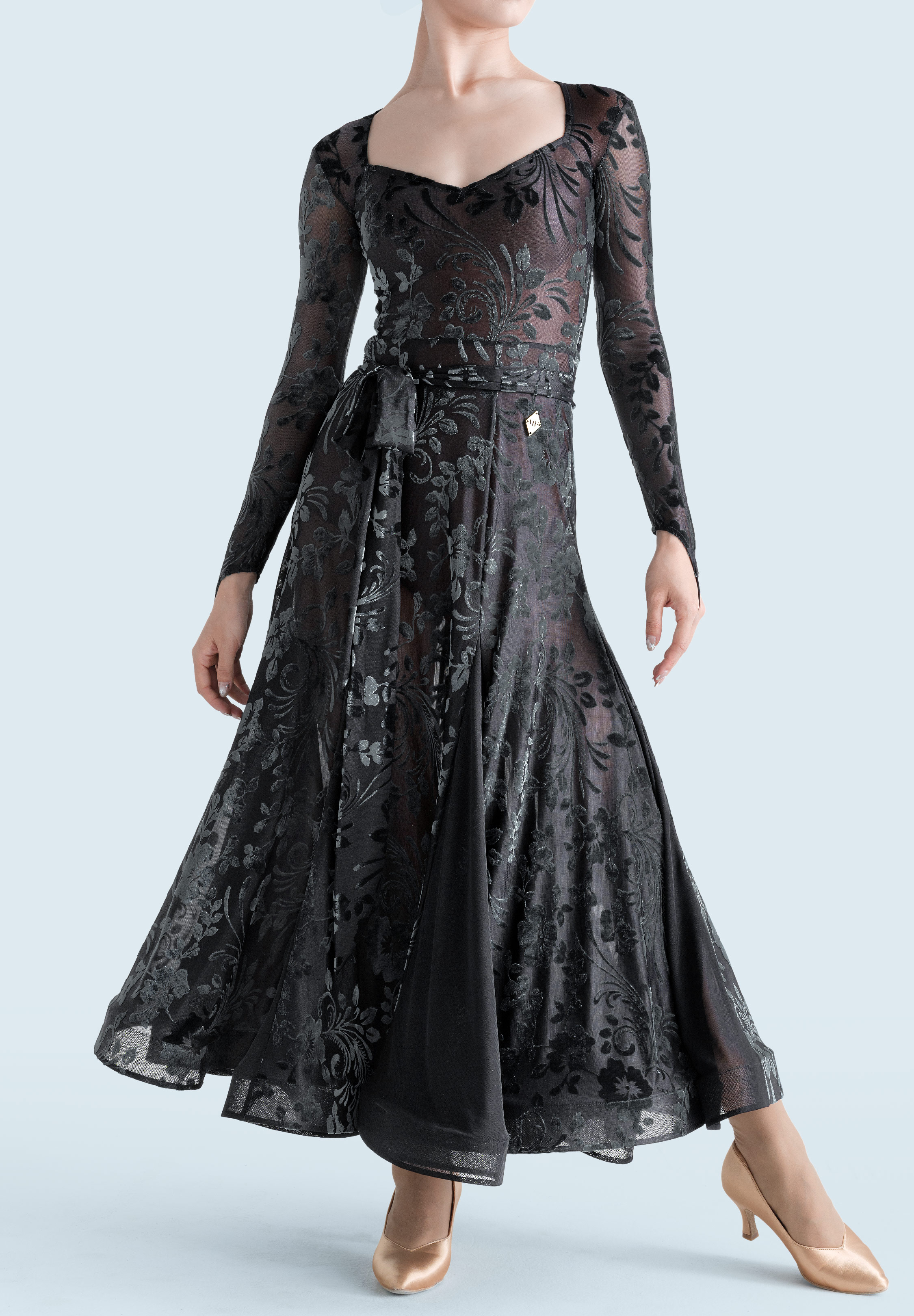 MF Mystic Midnight Ballroom Dress M403-Black