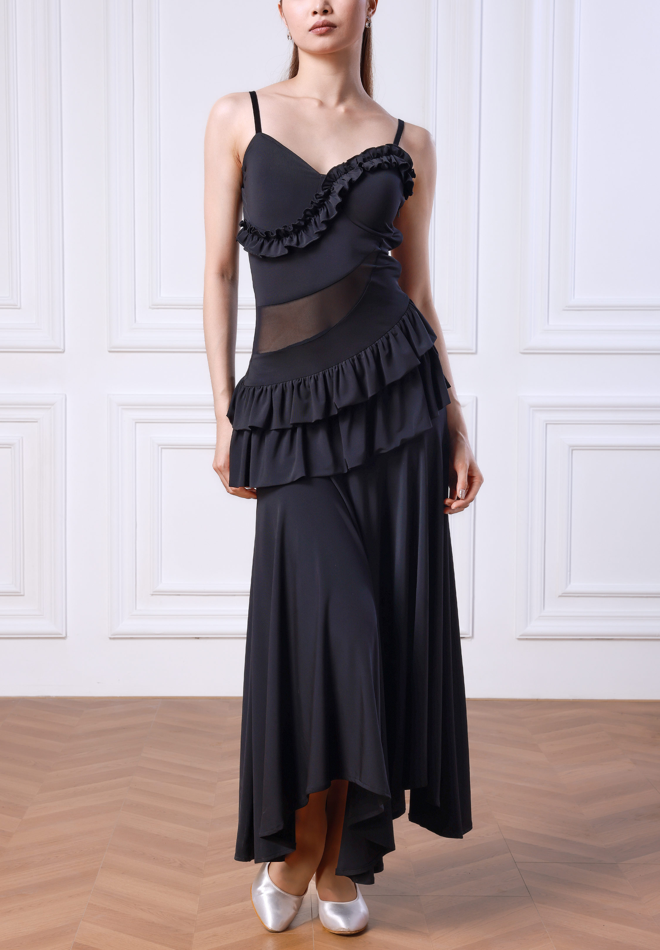TID Noir Sonata Smooth Dress D039-Black