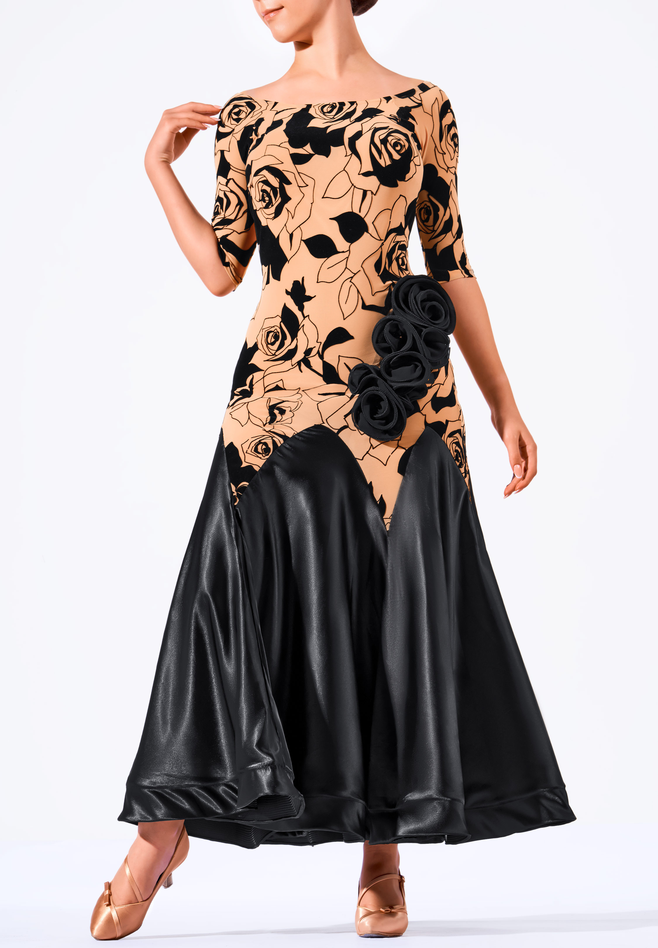 Victoria Blitz Womens Ballroom Dress Andalusia-Flesh