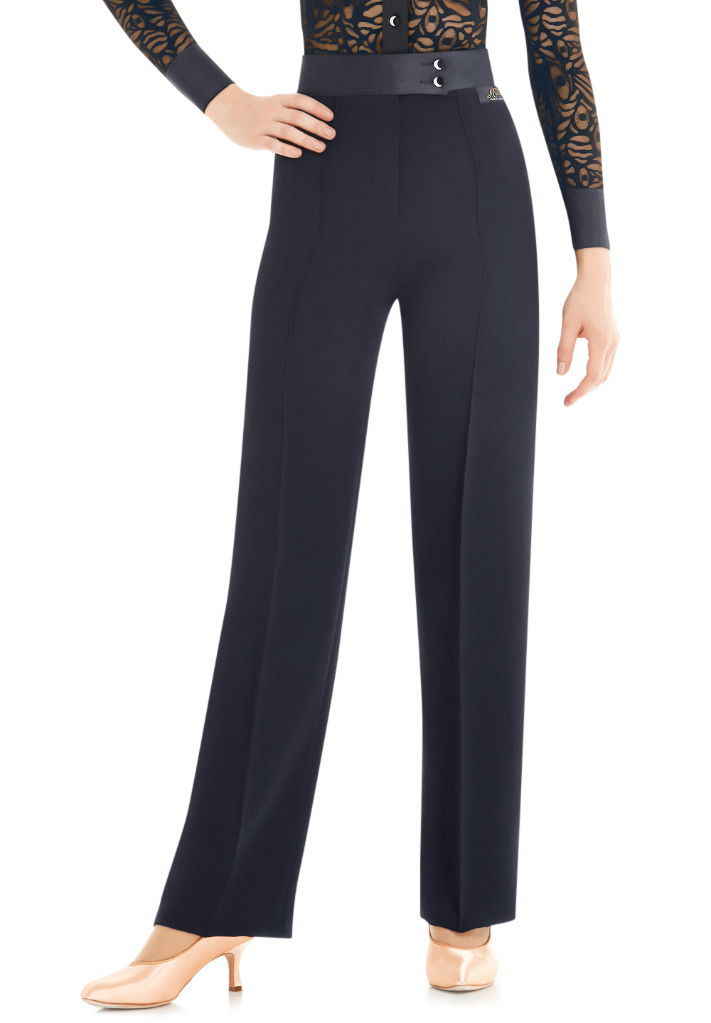 Ladies satin clearance trousers