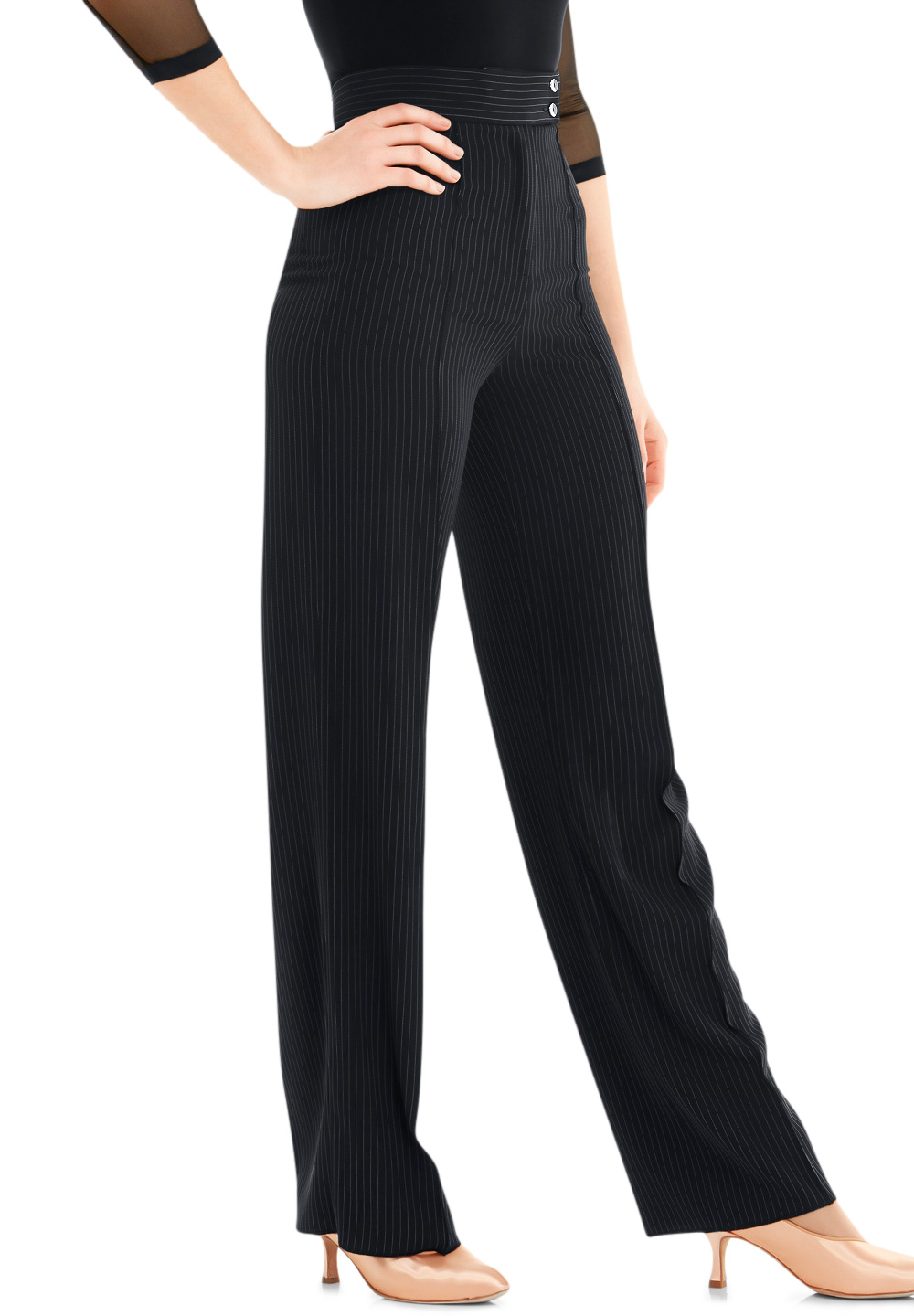 Armando Ladies Striped Dance Trousers 00051 Pants